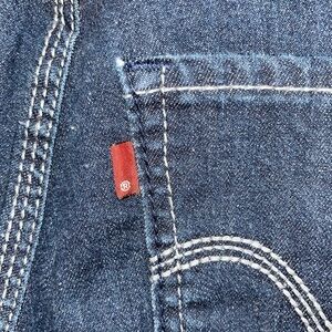 Levi's denim Blue Capri Jeans Blank Red Tab Size 8